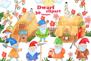 Gnome Watercolor Clipart Review for Illustrations