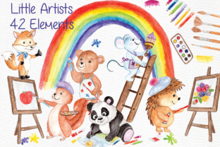 Watercolor Animals Kids Clipart and Illustrations Review