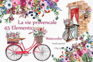 Watercolor Bouquets Clipart: A Versatile Illustration for Creative Sellers