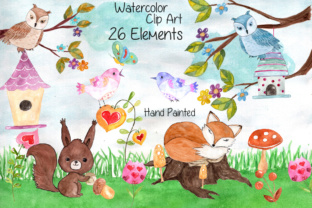 Watercolor Forest Animals Clip Art: A Designer’s Review