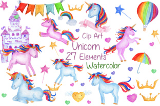 Watercolour Unicorns Clip Art Nursery: A Brand Designer’s Review of These Illustrations